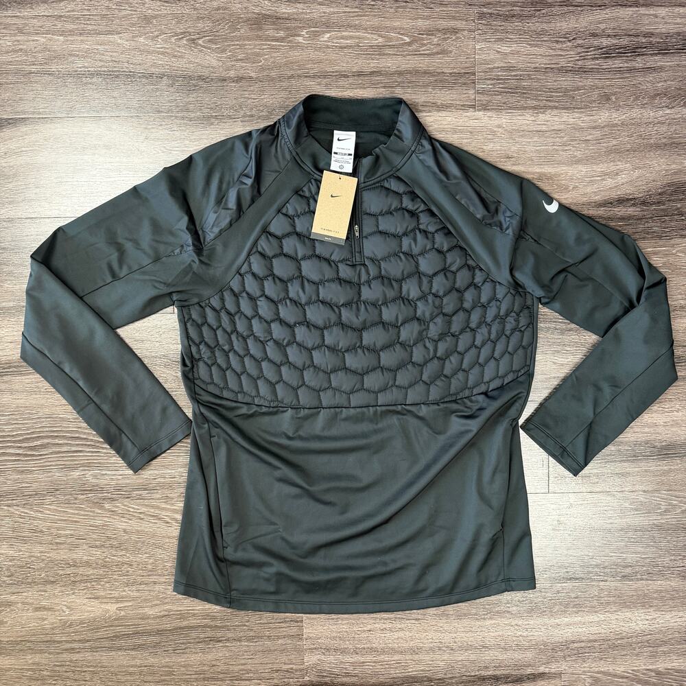 Nike Strike Therma-FIT Soccer Drill Top Black Men's XL NWT FZ0566-010